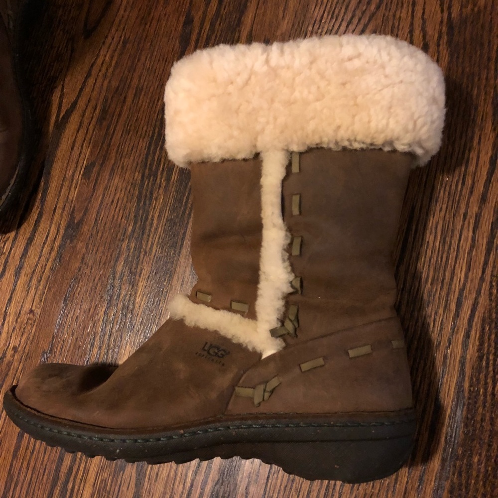 UGG leather sheepskin boots